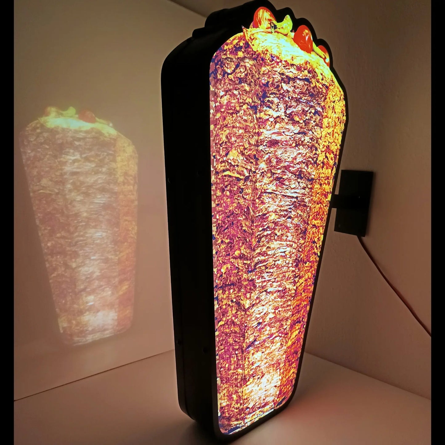 LED Işıklı Döner Tabela - 75cm