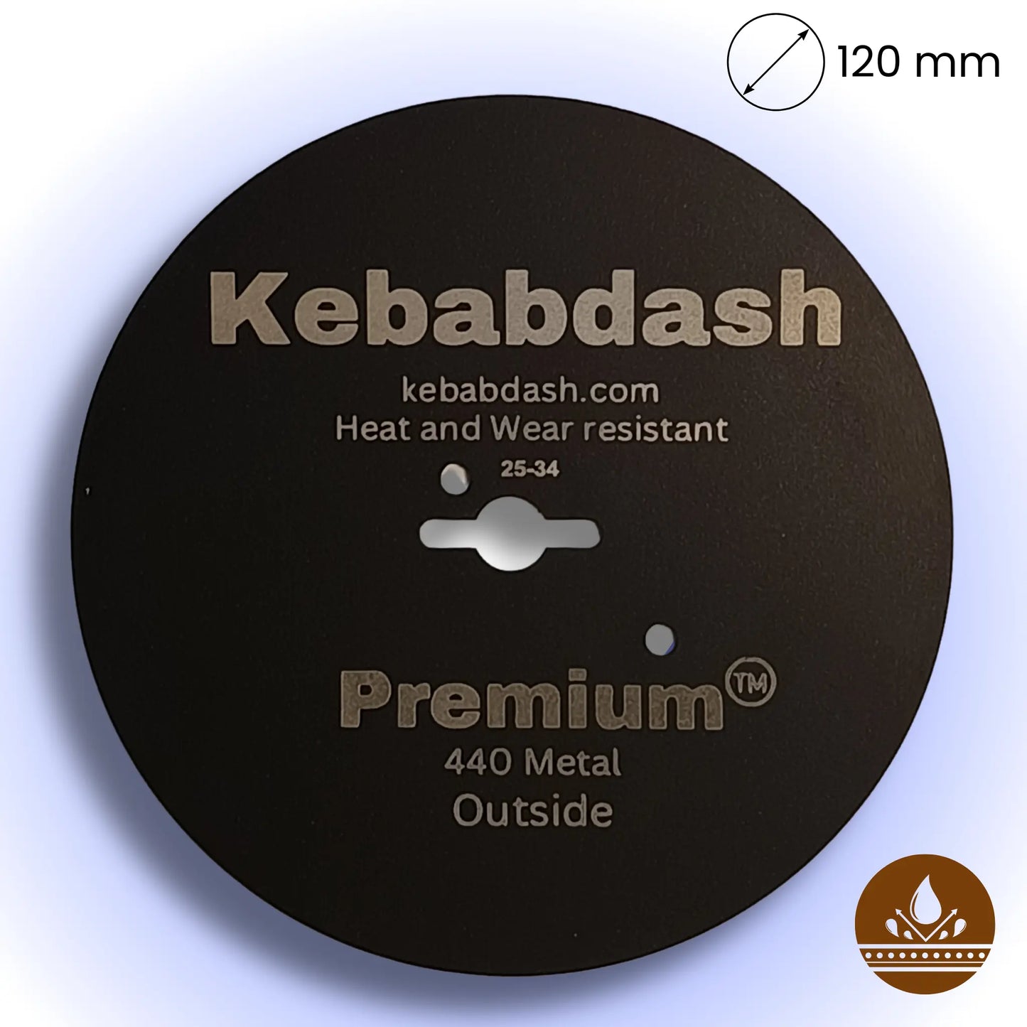 120mm Teflon Coated Tandir / Jet Knives