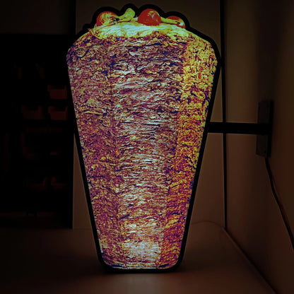 LED Işıklı Döner Tabela - 75cm