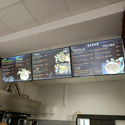 LED Menu Boards - With Free Printing and Design Service