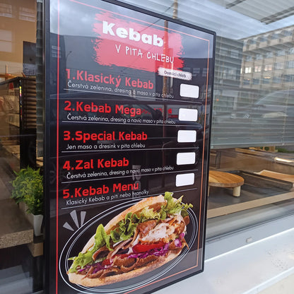 LED Menu Boards - With Free Printing and Design Service