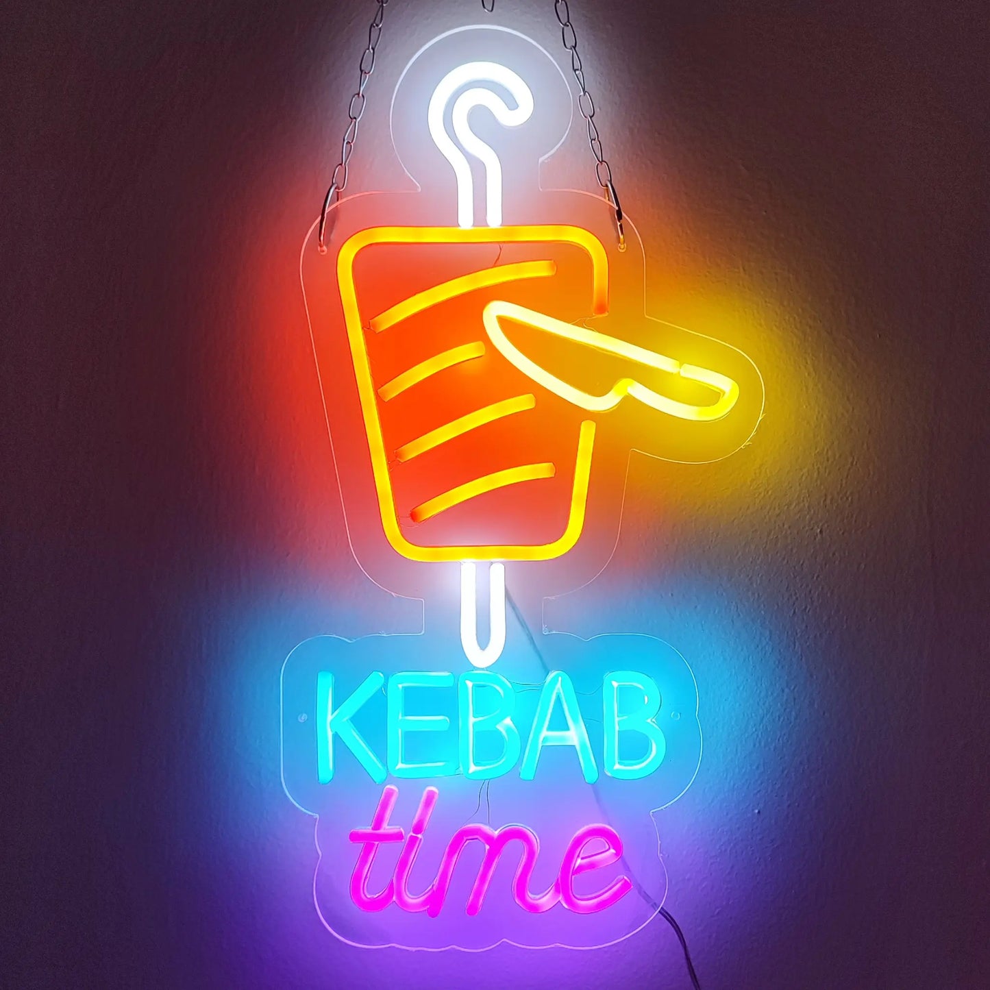 Kebab Time - Neon light