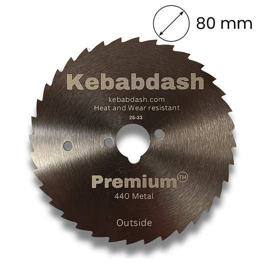 Ceylan - 80mm blades with teeth A+