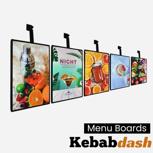 LED Menu Boards - With Free Printing and Design Service