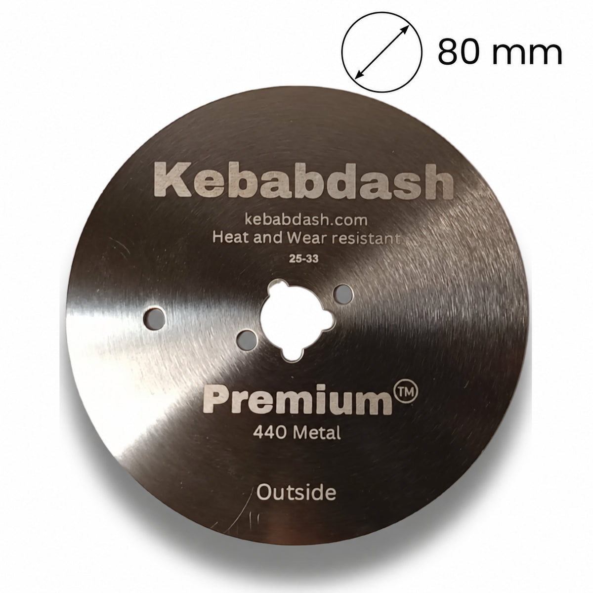Potis 80mm smooth blades/ kebabdash